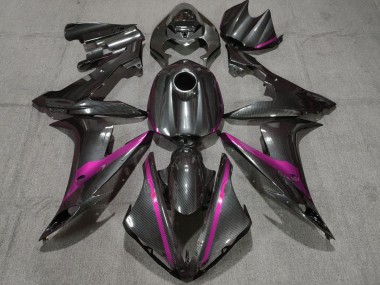 Online 2004-2006 Yamaha YZF 1000 R1 Motorcycle Fairings - Carbon Fiber Style Pink Canada