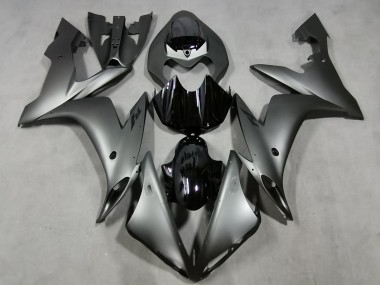 Online 2004-2006 Yamaha YZF 1000 R1 Motorcycle Fairings - Matte Silver Glossy Black Canada