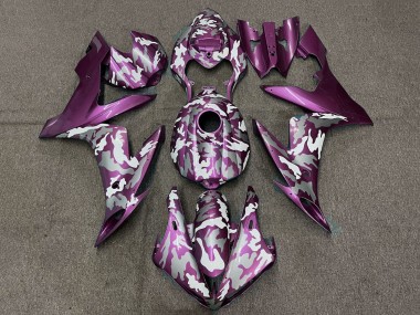 Online 2004-2006 Yamaha YZF 1000 R1 Motorcycle Fairings - Light Purple White Grey Camouflage Canada