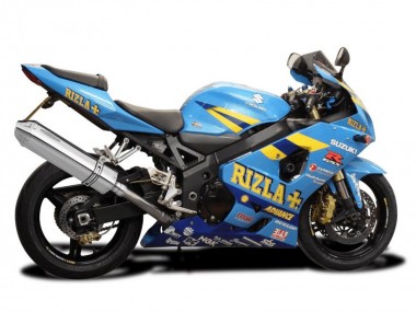 Online 2004-2005 Suzuki GSXR 600 / GSXR 750 Motorcycle Fairings - Light Blue Yellow Rizla Motul Canada