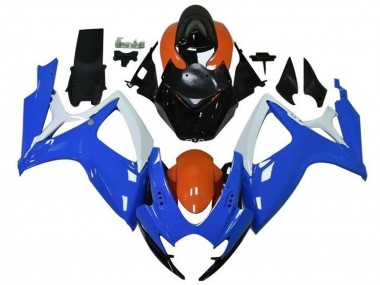 Online 2006-2007 Suzuki GSXR 600 / GSXR 750 Motorcycle Fairings - Orange Blue White Black Canada