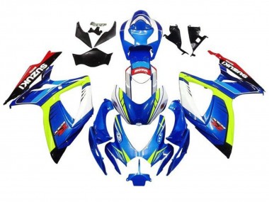 Online 2006-2007 Suzuki GSXR 600 / GSXR 750 Motorcycle Fairings - Blue Yellow White Red Canada