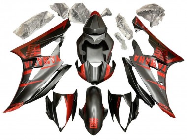 Online 2006-2007 Yamaha YZF R6 Motorcycle Fairing - Red Matte Black Canada