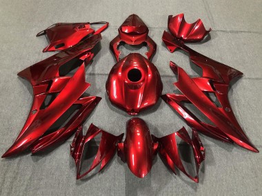 Online 2006-2007 Yamaha YZF R6 Motorcycle Fairings - Red Canada