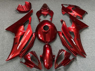 Online 2008-2016 Yamaha YZF R6 Motorcycle Fairings - Red Canada