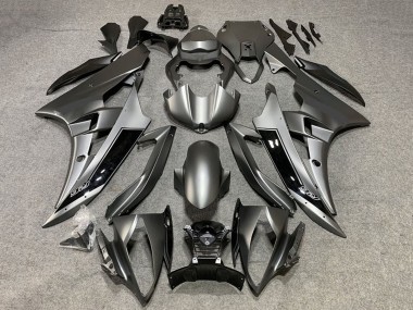 Online 2008-2016 Yamaha YZF R6 Motorcycle Fairings - Matte Grey Glossy Black Canada