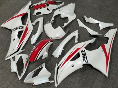 Online 2008-2016 Yamaha YZF R6 Bike Fairings - Pearl White Red Canada