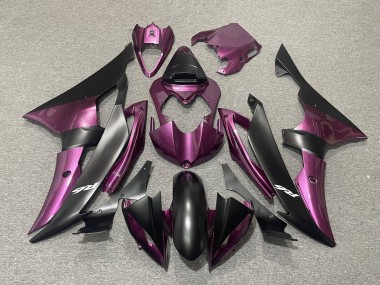 Online 2008-2016 Yamaha YZF R6 Motorcycle Fairings - Purple Matte Black Canada