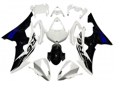 Online 2008-2016 Yamaha YZF R6 Motorcycle Fairings - White Blue Glossy Black Canada