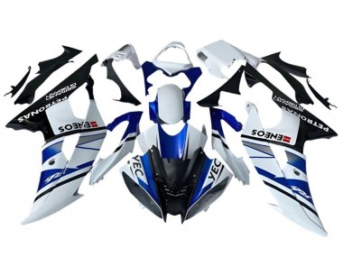 Online 2008-2016 Yamaha YZF R6 Motorcycle Fairings - White Blue Black YEC ENEOS Petronas Semakin Didepan Canada