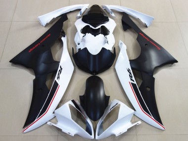 Online 2008-2016 Yamaha YZF R6 Motorcycle Fairings - White Matte Black Red Canada