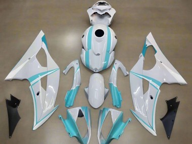 Online 2008-2016 Yamaha YZF R6 Motorcycle Fairings - White Light Blue Canada