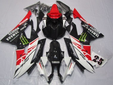 Online 2008-2016 Yamaha YZF R6 Motorcycle Fairings - White Red Glossy Black Green Monster 25 Canada