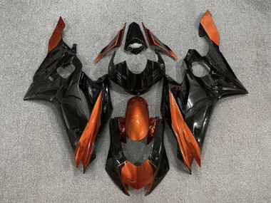 Online 2017-2023 Yamaha YZF R6 Motorcycle Fairings - Orange Glossy Black Canada