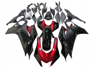 Online 2017-2023 Yamaha YZF R6 Motorcycle Fairings - Red Glossy Black Canada