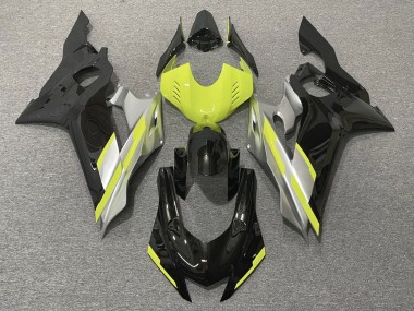 Online 2017-2023 Yamaha YZF R6 Motorcycle Fairings - Grey Neon Yellow Glossy Black Canada