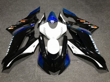 Online 2017-2023 Yamaha YZF R6 Motorcycle Fairings - White Blue Glossy Black Canada