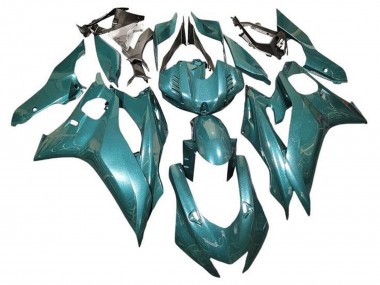 Online 2017-2023 Yamaha YZF R6 Motorcycle Fairings - Metallic Teal Green Canada