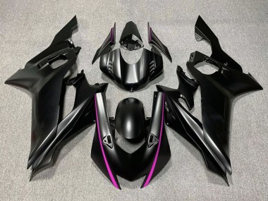 Online 2017-2023 Yamaha YZF R6 Motorcycle Fairings - Matte Black Pink Canada
