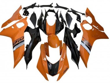 Online 2017-2023 Yamaha YZF R6 Motorcycle Fairings - Orange Silver Glossy Black Canada