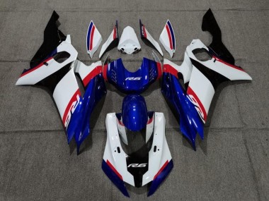 Online 2017-2023 Yamaha YZF R6 Motorcycle Fairing - White Red Blue Black Canada