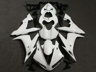 Online 2005 Yamaha YZF R6 Motorcycle Fairings - White Canada