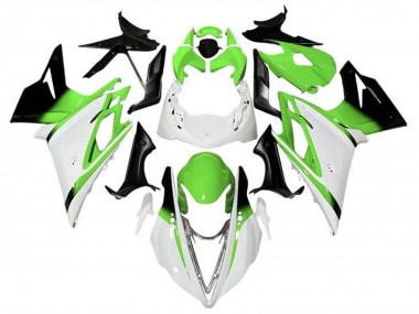 Online 2013-2016 Triumph Daytona 675 Triple Motorcycle Fairings - White Green Glossy Black Canada