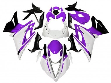 Online 2013-2016 Triumph Daytona 675 Triple Motorcycle Fairings - White Purple Glossy Black Canada