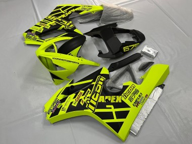 Online 2006-2008 Triumph Daytona 675 Triple Motorcycle Fairings - Yellow Matte Black Canada