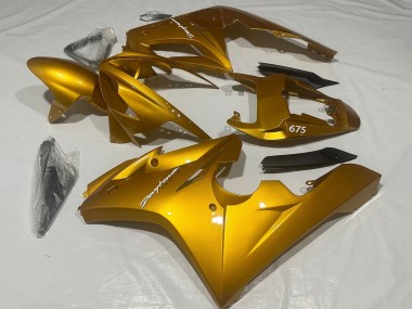 Online 2006-2008 Triumph Daytona 675 Triple Motorcycle Fairings - Metallic Gold Canada