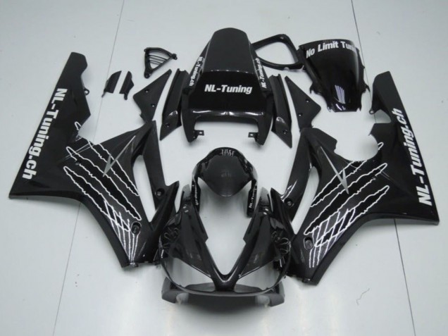 2006-2008 Triumph Daytona 675 Triple Motorcycle Fairing Kits - Glossy Black Canada