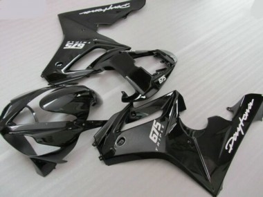 Online 2006-2008 Triumph Daytona 675 Triple Motorcycle Fairings - Glossy Black Matte Black Canada