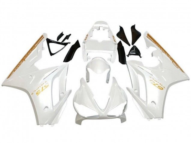 2009-2012 Triumph Daytona 675 Triple Motorcycle Fairings - White Gold Canada
