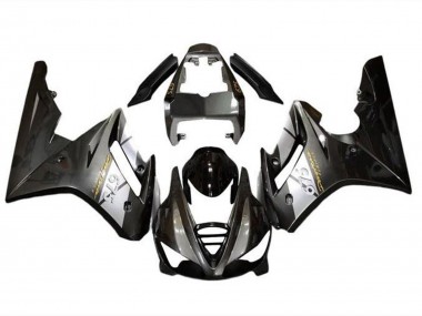 Online 2009-2012 Triumph Daytona 675 Triple Motorcycle Fairings - Silver Glossy Black Canada