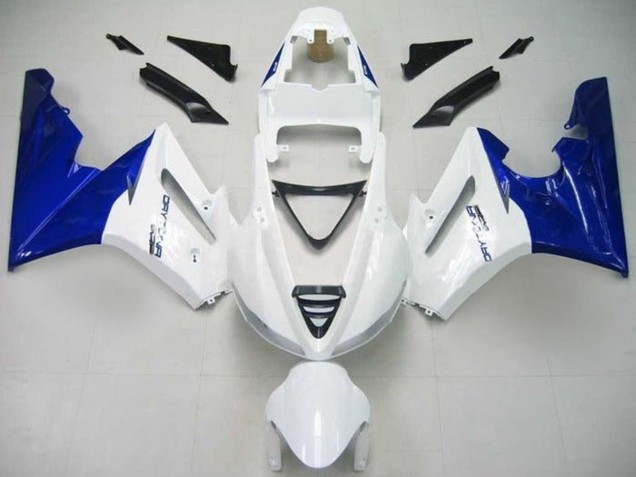 2009-2012 Triumph Daytona 675 Triple Motorcycle Fairing - White Blue Canada