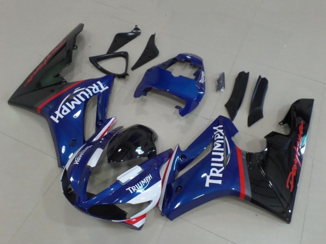 2009-2012 Triumph Daytona 675 Triple Motorcycle Fairings - Blue Red White Glossy Black Canada