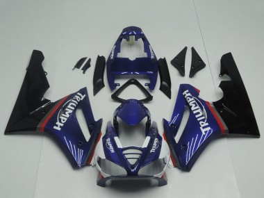 Online 2009-2012 Triumph Daytona 675 Triple Motorcycle Fairings - Blue Red Glossy Black Canada