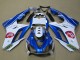 2009-2012 Triumph Daytona 675 Triple Motorcycle Fairings - White Blue Hpi Canada