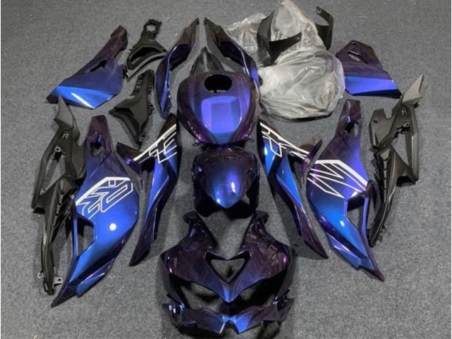 2019-2025 Kawasaki ZX4R ZX-4RR Motorcycle Fairings - Purple Blue Gradient Canada
