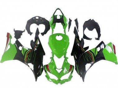 Online 2019-2025 Kawasaki ZX4R ZX-4RR Motorcycle Fairings - Green Black Red Canada