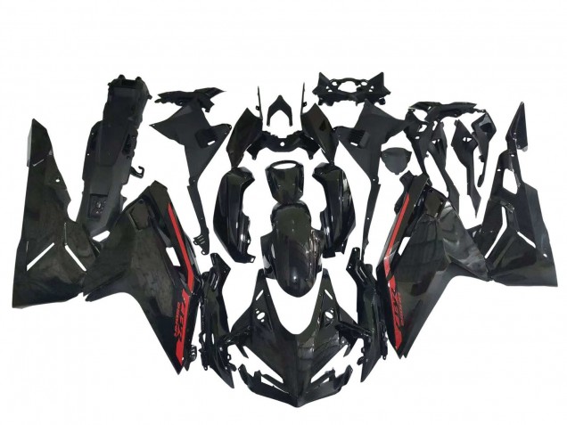 2023-2024 Honda CBR250RR Motorcycle Fairings - Glossy Black Red Canada