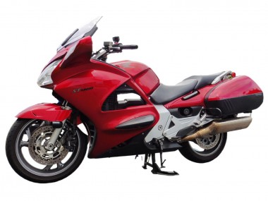 Online 2002-2016 Honda ST1300 Motorcycle Fairings - Red Canada