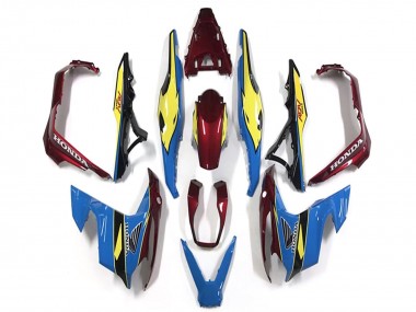 Online 2018-2021 Honda ADV150 Motorcycle Fairings - Blue Yellow Red Canada