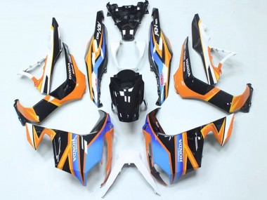 Online 2018-2021 Honda ADV150 Motorcycle Fairings - Blue Orange Glossy Black Canada