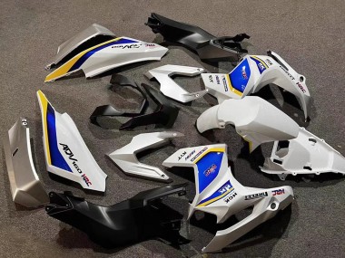 Online 2022-2024 Honda ADV160 Motorcycle Fairings - White Blue Yellow HRC Canada