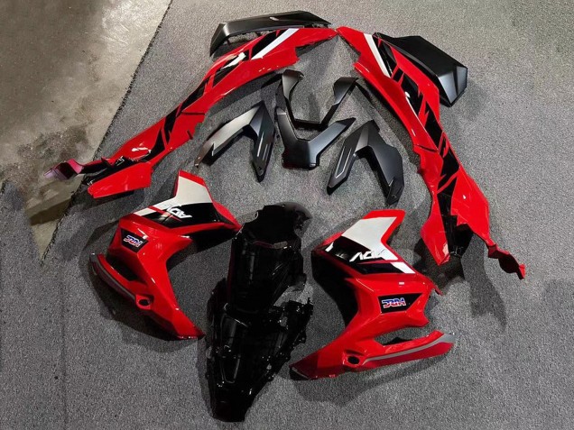 2022-2024 Honda ADV160 Motorcycle Fairings - Red White Glossy Black HRC Canada