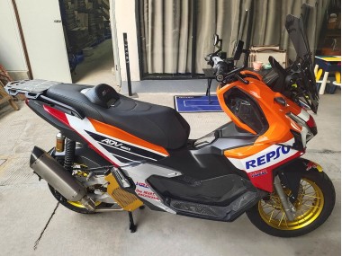 Online 2022-2024 Honda ADV160 Motorcycle Fairings - Orange White Red Blue Repsol Red Bull Canada