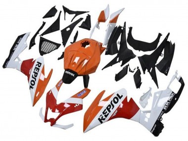 Online 2012-2018 Aprilia RS4 50 125 Motorcycle Fairings - Orange White Red Glossy Black Repsol Canada