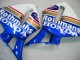 2005-2006 Honda CBR600RR Motorcycle Fairings - Blue White Yellow Rothmans Canada