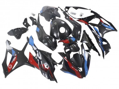 Online 2023-2024 BMW S1000RR Motorcycle Fairings - Blue Red Carbon Fiber Canada